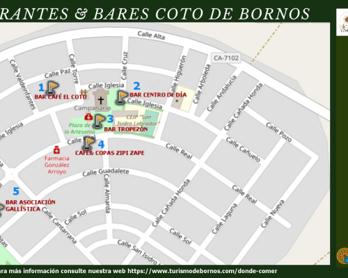 Bares y restaurantes Coto de Bornos